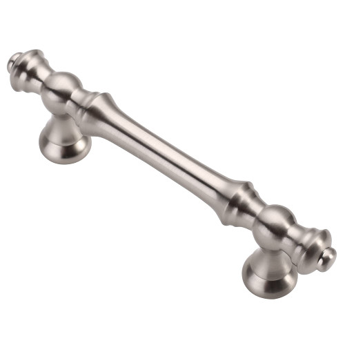 Alzassbg 10 Pack Brushed Satin Nickel Cabinet Pulls, 3 Inch(76mm) Hole Centers Cabinet Handles Kitchen Hardware Straight Drawer Handle Pull AL3085SN