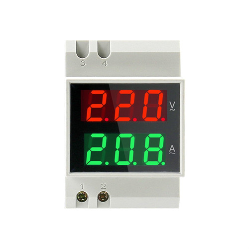 D52-2042 Voltmeter Ammeter AC80-300V AC200V-450V Digital AC Voltmeter Voltage Current Meter LED Display Electric Meter 1Pcs (Color : 80V-300VBuilt-in CT)