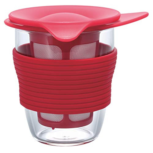 Hario Handy Tea Maker, 200ml, Red
