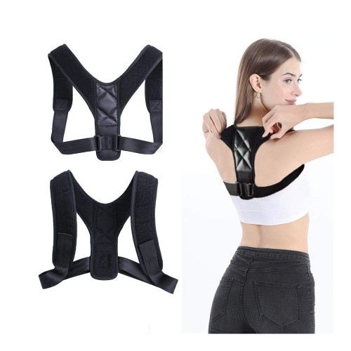 Braces Supports Belt Adjustable Back Posture Corrector Clavicle Spine Back Shoulder Lumbar Brace Support Belt Posture Correction YSJ ( Size : M )