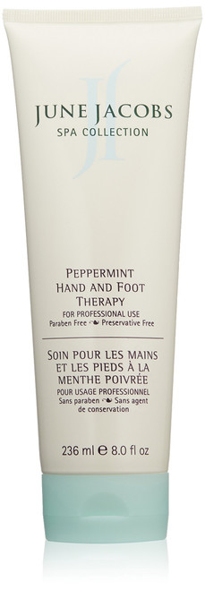 June Jacobs Peppermint Hand and Foot Therapy, 8 Fluid Ounce