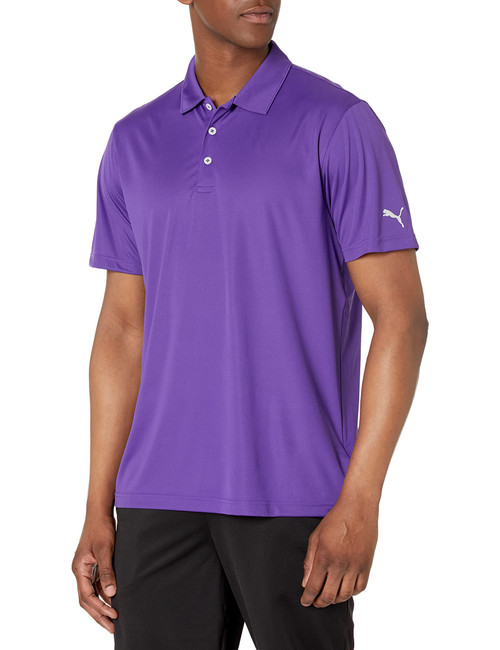 PUMA GOLF Men's Gamer Polo, Tillandsia Purple, M