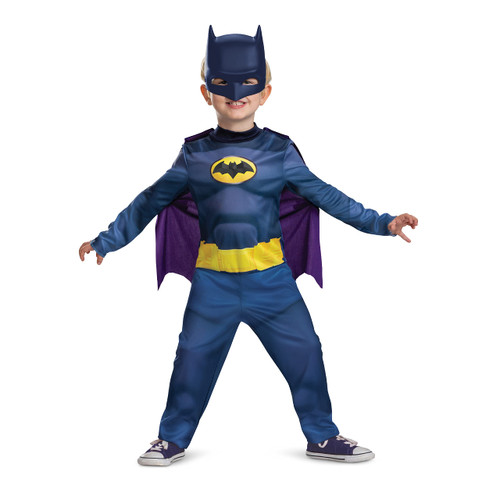 Disguise Batwheels Batman Costume for Kids, Official Batwheels Costume Outfit and Headpiece, Size (3T-4T)