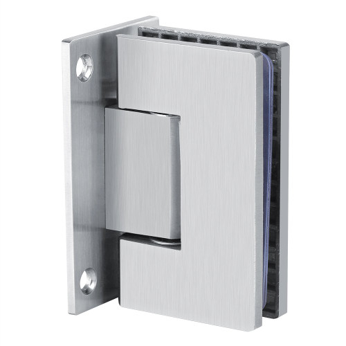 Glass Doors Hinge,Door Hinge,Bearing Hinges,Bathroom Clamp,Pivot Hinges,Glass Door Hinge,Shower Door Hinge, Stainless Steel 90 Degree Frameless Wall to Glass Shower Door Wall Mount Hinge for Toughened