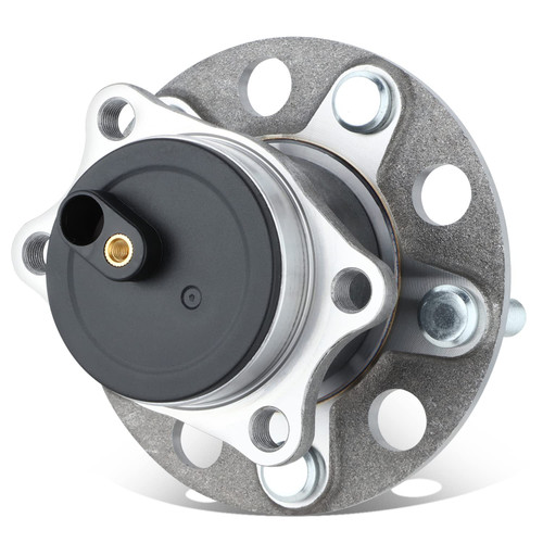 Factory Style Rear Wheel Bearing Hub Assembly Compatible with Lancer Outlander (Sport) 2WD 2008-2017, Driver or Passenger Side, Bare Steel