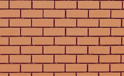 Melody Jane Dollhouse Mesh Sheet of Natural Clay Real Model Common Bricks Miniature DIY