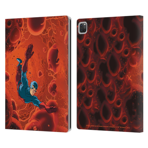 Head Case Designs Officially Licensed Justice League DC Comics The Atom Other Members Comic Art Leather Book Wallet Case Cover Compatible with Apple iPad Pro 12.9 2020/2021/2022