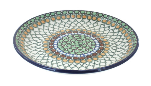 Blue Rose Polish Pottery Tranquility Dessert Plate
