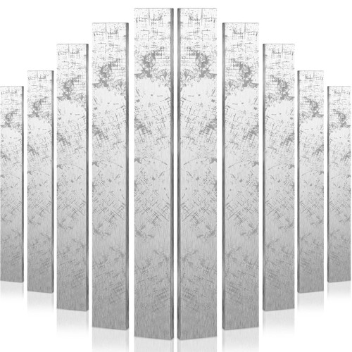 1095 Steel for Knife Making 12"x1.5"x3/16" Flat Stock Steel Annealed High Carbon Steel 1095 Steel Bar Stock Metal Flat Steel Bars Knife Billet for Blade Forging Knife Making Supplies (10 Pcs)