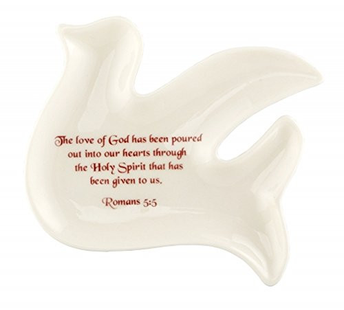 Catholic Confirmation Holy Spirit Dove Rosary Holder, 5 1/4 Inch Catholic Confirmation Holy Spirit Dove Rosary Holder, 5 1/4 Inch