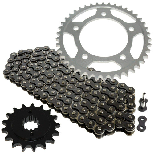 Caltric Black Drive Chain And Sprocket Kit Compatible with Honda Vt750C Shadow Ace 750 1998-2003