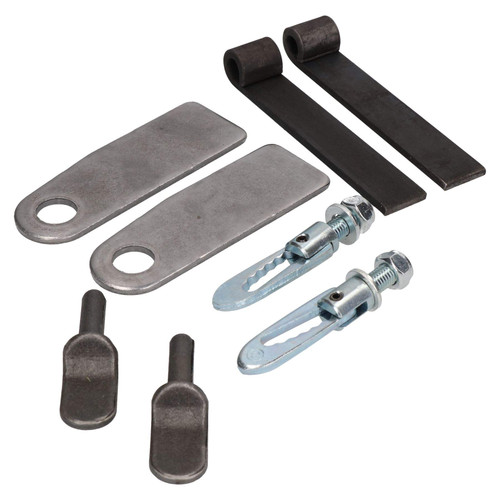 2xPin & Eyelet Strap Hinge Trailer Truck Tailboard Tailgate Antiluce Drop Catch