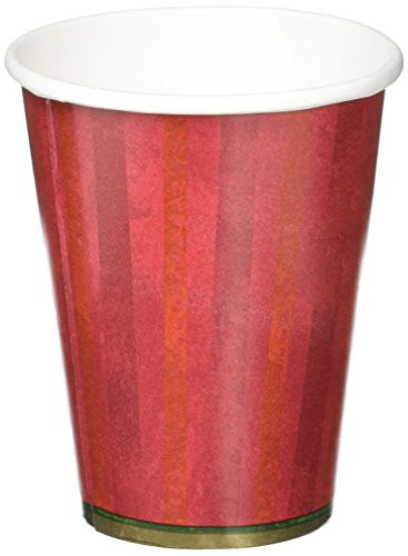 Amscan Christmas Red Paper Cups for Party, 9 Oz., 36 Ct.