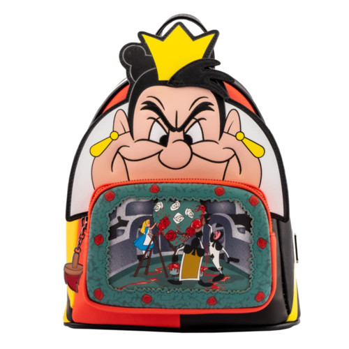 Loungefly Disney Villains Scene Series Queen of Hearts Mini Backpack