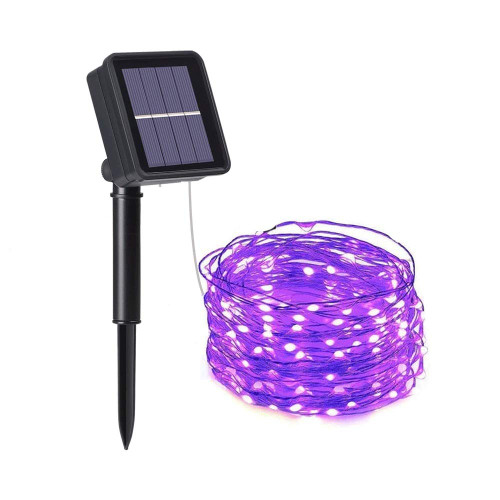 WANG KAI KAI SHOP Solar Light Copper Wire String Lights Waterproof 2 Function Waterproof IP44 100LED-200LED Decorative Lighting Outdoor Lighting String Lights Ultra Durable Solar String Light solar fa