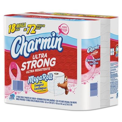 Ultra Strong Two-Ply Bathroom Tissue, 330 Sheets/Roll, 18 Rolls/Carton