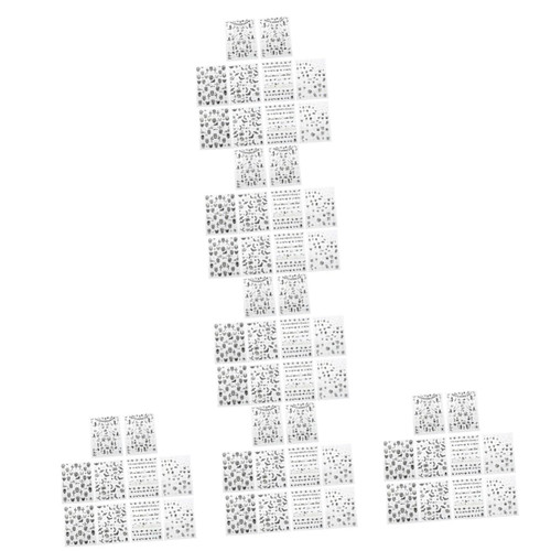 BESTOYARD 60 Sheets Nail Stickers Spider Nail Decals Halloween Finger Nail Halloween Nail Art Halloween Nail Stickers Skull Nail Stickers Nail Art Decals Halloween Theme Nail Sticker Mold