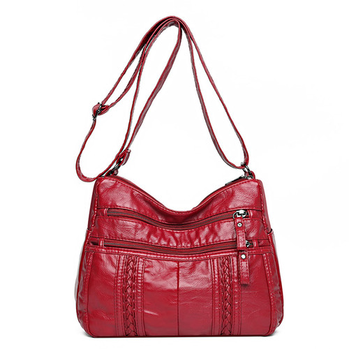 Oichy Crossbody Bag for Women Ladies Soft PU Leather Shoulder Bag Multi Pockets Purses and Handbags Pocketbooks (Red) Oichy Crossbody Bag for Women Ladies Soft PU Leather Shoulder Bag Multi Pockets Purses and Handbags Pocketbooks (Red)