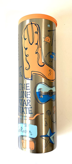 Starbucks TEXAS Double Walled Stainless Steel Tumbler, 16 Fl Oz