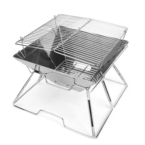 Folding Campfire Grill Folding Bonfire Barbecue, Camping Fire Pit,Portable Fire Pit, Stainless Steel Camping Fire Pit Heavy Duty Portable Camping Grill Grate with Carrying Bag Folding Campfire Grill Folding Bonfire Barbecue, Camping Fire Pit,Portable Fire Pit, Stainless Steel Camping Fire Pit Heavy Duty Portable Camping Grill Grate with Carrying Bag