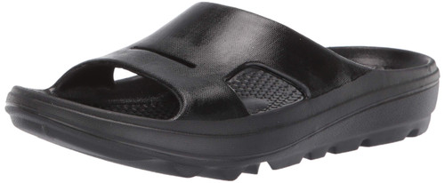 Spenco Women's Fusion 2 Fade Slide Sandal, Black, 8 Medium US