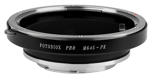Fotodiox Pro Lens Mount Adapter, for Mamiya 645 Lens to Pentax K-Mount (PK) DSLR Cameras