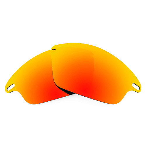 Revant Replacement Lenses Compatible With Oakley Fast Jacket, Polarized, Fire Red MirrorShield
