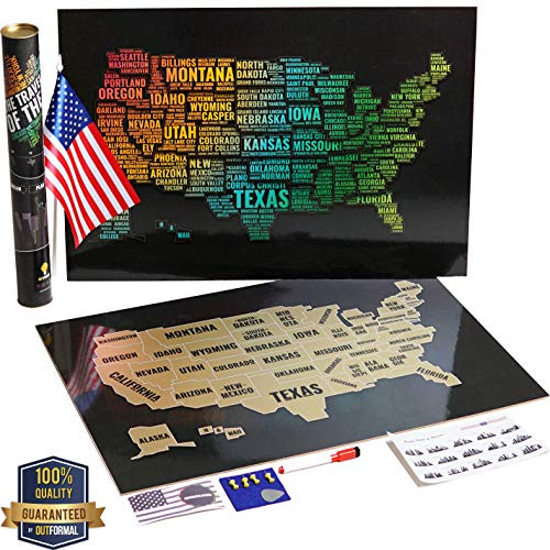 OutFormal Scratch Off Map of America - 51QpDOXq9CL 04563.1558490960