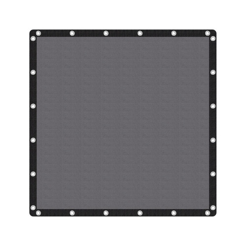 VICLLAX Shade Fabric Sun Shade Cloth Privacy Screen with Grommets for Patio Garden Pergola Cover Canopy 10x10 FT, Grey