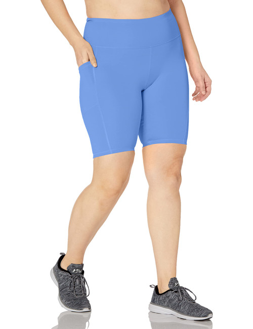 Champion Absolute, Wicking Plus Size Bike Shorts for Women, 9", Odyssey, 2X