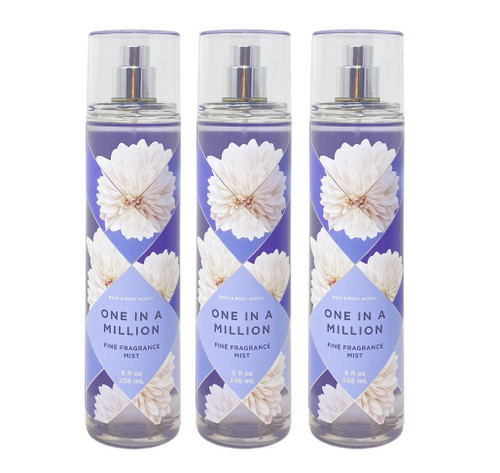Bath & Body Works One In A Million 3 Pack Fine Fragrance Mist Set - Full Size