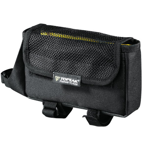 Topeak Unisex's TriBag Top Tube Bag, Black/White, One Size