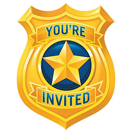 Creative Converting 329395 INVITATION PSCD 6 X 4" Multicolor