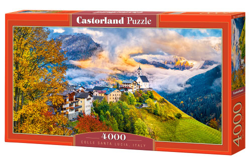 Castorland 4000 Piece Jigsaw Puzzles, Colle Santa Lucia, Italy, Mountain Landscape, Adult Puzzles, C-400164-2 Castorland 4000 Piece Jigsaw Puzzles, Colle Santa Lucia, Italy, Mountain Landscape, Adult Puzzles, C-400164-2