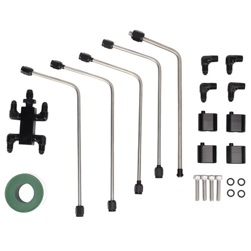 Aramox Steam Port Crossover Hose, Coolant Crossover Steam Vent Kit Stainless Steel High Strength for LS1 LS2 LS3 LS6 LS7 LSX Engines