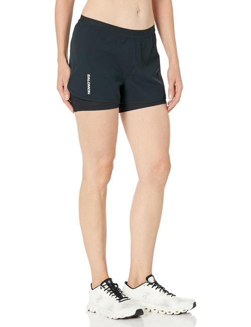 Salomon Women's Standard Cross 2IN1, DEEP Black