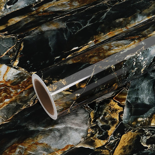 VEELIKE Glossy Slate Gold Marble Contact Paper for Countertops Waterproof 15.7''x708'' Marble Wallpaper Peel and Stick Countertops for Kitchen Self Adhesive Countertop Vinyl Paper for Bathroom Table VEELIKE Glossy Slate Gold Marble Contact Paper for Countertops Waterproof 15.7''x708'' Marble Wallpaper Peel and Stick Countertops for Kitchen Self Adhesive Countertop Vinyl Paper for Bathroom Table