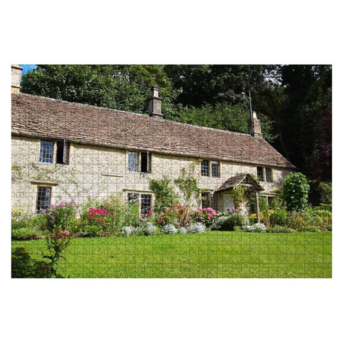 Wooden Puzzle 1000 Pieces English Cottage with Flower Garden Jigsaw Puzzles for Children or Adults Educational Toys Decompression Game Wooden Puzzle 1000 Pieces English Cottage with Flower Garden Jigsaw Puzzles for Children or Adults Educational Toys Decompression Game