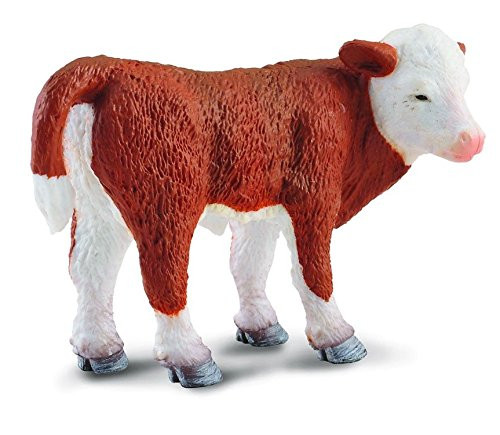 Collecta Standing Hereford Calf Collecta Standing Hereford Calf