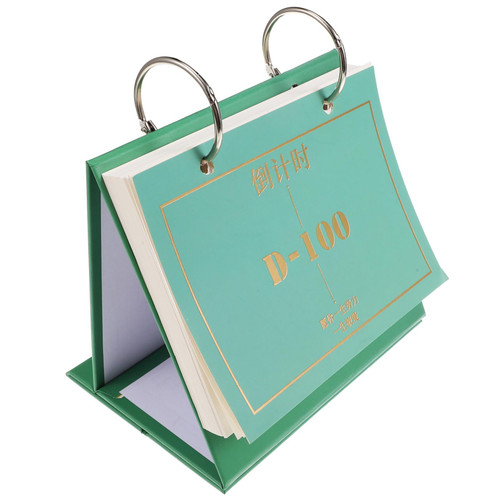 MAGICLULU 5pcs 2023 100 day countdown desktop decor desktop calendar tablescape decor 2023 desk calendar table monthly calendar wedding countdown circle binder calendar 2023 planner round