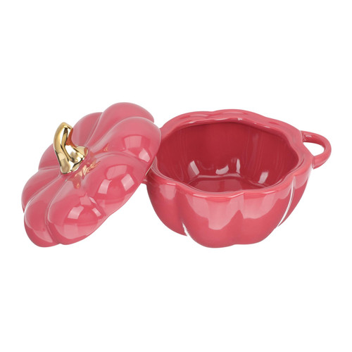 BESTOYARD 2pcs ceramic baking dish soup tureen pumpkin dessert bowl containers with lids steaming cup onion container practical egg steamed bowl bird's nest porcelain pot ceramics