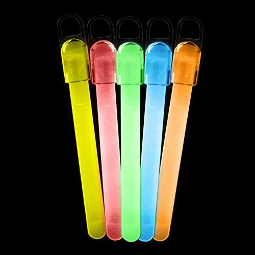 Fun Central I31, 25 Pcs, 4 Inches, Assorted Standard Glow Sticks, Glow Sticks For Kids, Glow In The Dark Sticks, Light Up Sticks, Glow Sticks Bulk