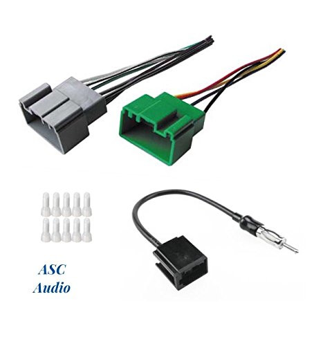 ASC Audio Car Stereo Radio Wire Harness and Antenna Adapter to Install an Aftermarket Radio for Volvo: 2000-2003 S40 / V40, 2001-2009 S60, 1999-2006 S80, 2001-2007 V70, 2003-2007 XC70 - No Premium Amp