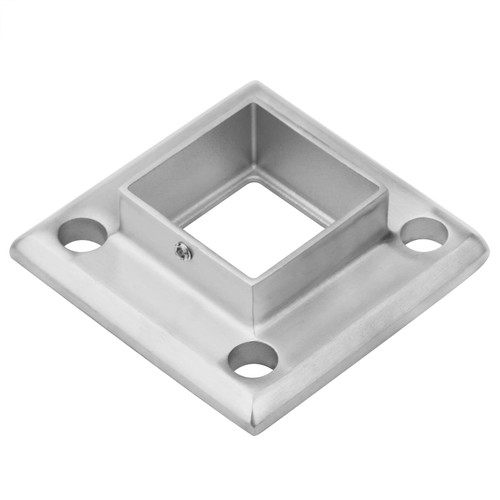 4 PCS 1-1/2" Square Newel Post Flange Base Heavy Duty Floor Post Flange, Heavy Cast Stainless Steel 304 Deck Rail for 1-1/2" x 1-1/2" Square Post Fence or Deck Mount Post Fitting 4 PCS 1-1/2" Square Newel Post Flange Base Heavy Duty Floor Post Flange, Heavy Cast Stainless Steel 304 Deck Rail for 1-1/2" x 1-1/2" Square Post Fence or Deck Mount Post Fitting