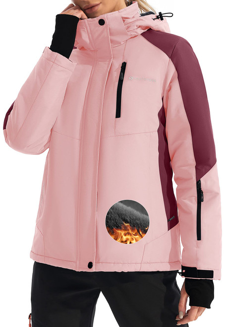 Heathyoga Women's Ski Jacket Waterproof Snowboard Jacket Women's Skiing Jackets Ski Coat Snowboarding Jacket Snow Jacket