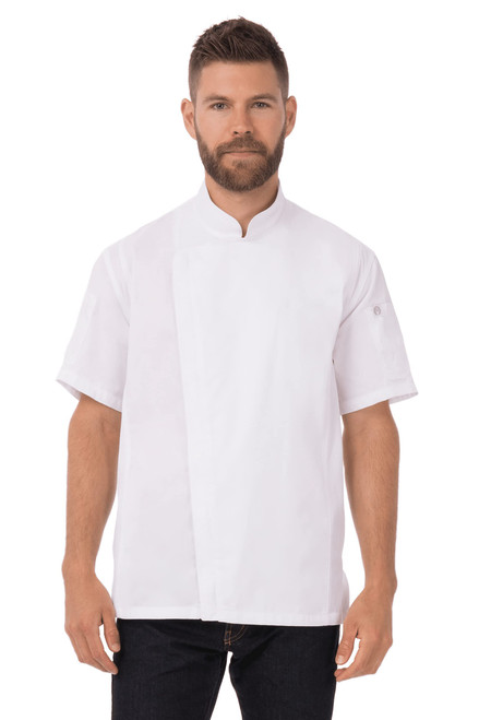 Chef Works Men's Springfield Chef Coat, White, XX-Large
