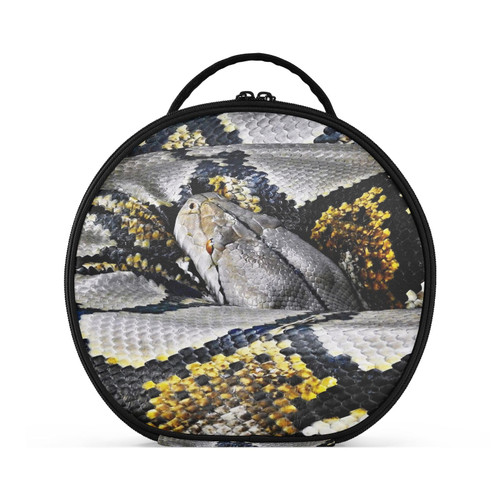 Augenstern Travel Makeup Bag Cosmetic Bag Snake-reticulated-python-camouflage Girl Portable Organizer Makeup Train Case Women Toiletry Bag Augenstern Travel Makeup Bag Cosmetic Bag Snake-reticulated-python-camouflage Girl Portable Organizer Makeup Train Case Women Toiletry Bag