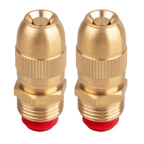 10pack Adjustable Brass Misting Nozzles, Mist Water Spray Sprinkler, Mister Nozzles, Fog Nozzles, 1/2BSPF Atomizing Jet Spray Tips Lawn Garden Sprinkler for Cooling System, Greenhouse, Landscaping