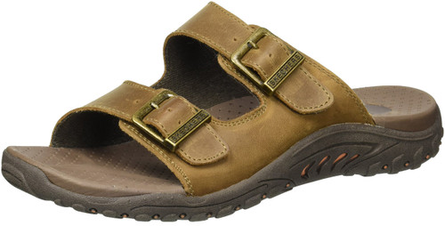 Skechers Women's Reggae-Jammin Sandal,desert crazyhorse,9.5 M US