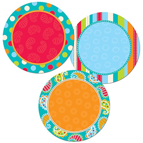 Creative Teaching Press Dots on Turquoise Dots 1-Inch Mini Designer Cut-Outs (7039)